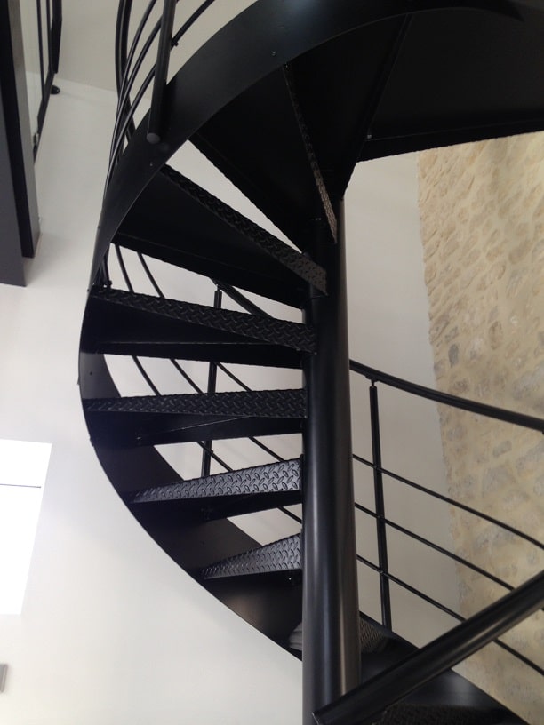 Escalier hélicoïdal en acier