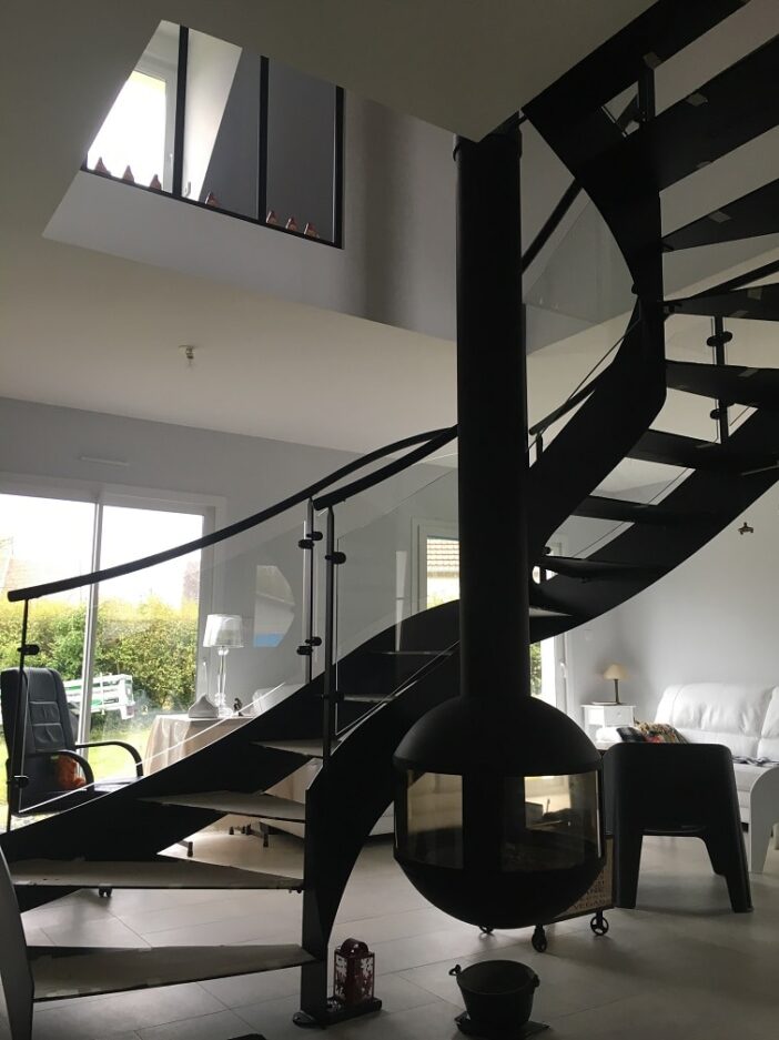 escalier métallique sur mesure