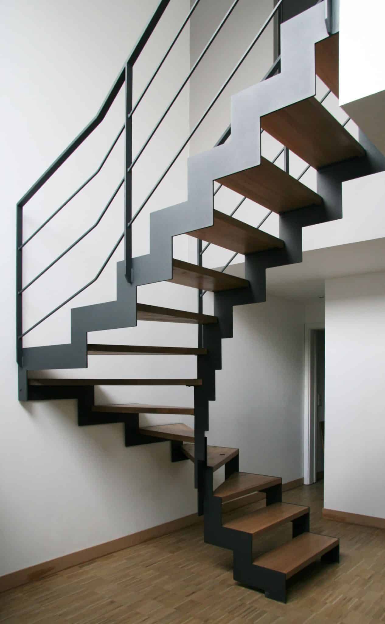 Escalier 2 Quart Tournant Avec Palier Intermediaire