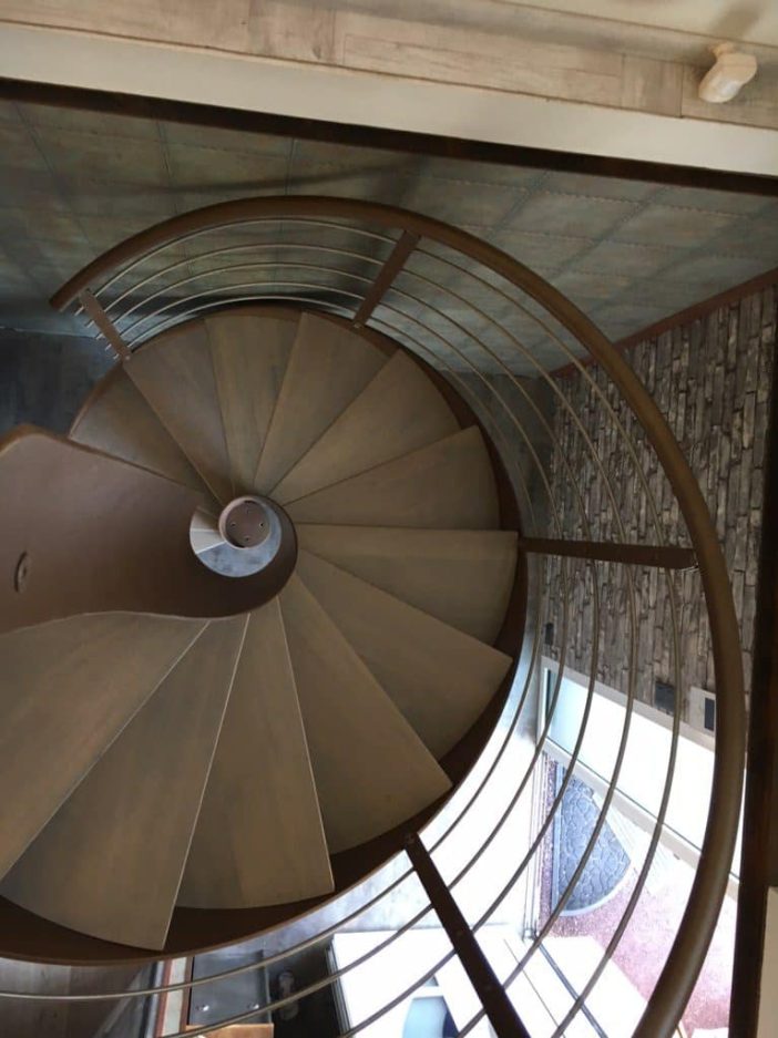 Escalier colimaçon Deauville Normandie